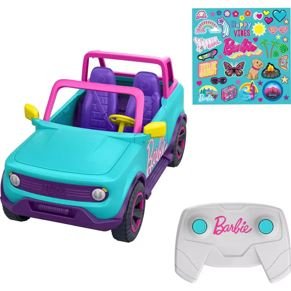 Barbie HOT WHEELS® Battery-Powered RC SUV Vehicle Blue HTP53