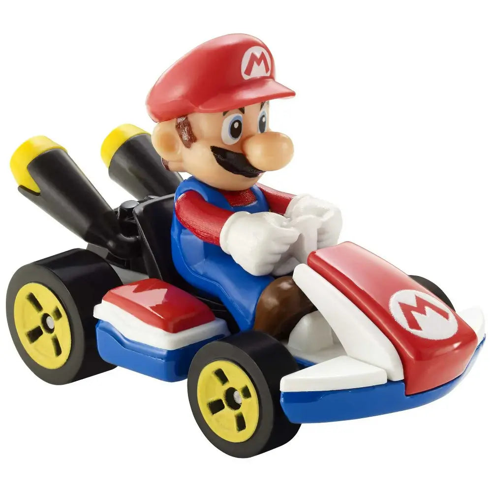 Hot Wheels Mario Kart Mario Standard Kart GBG26 thumbnail