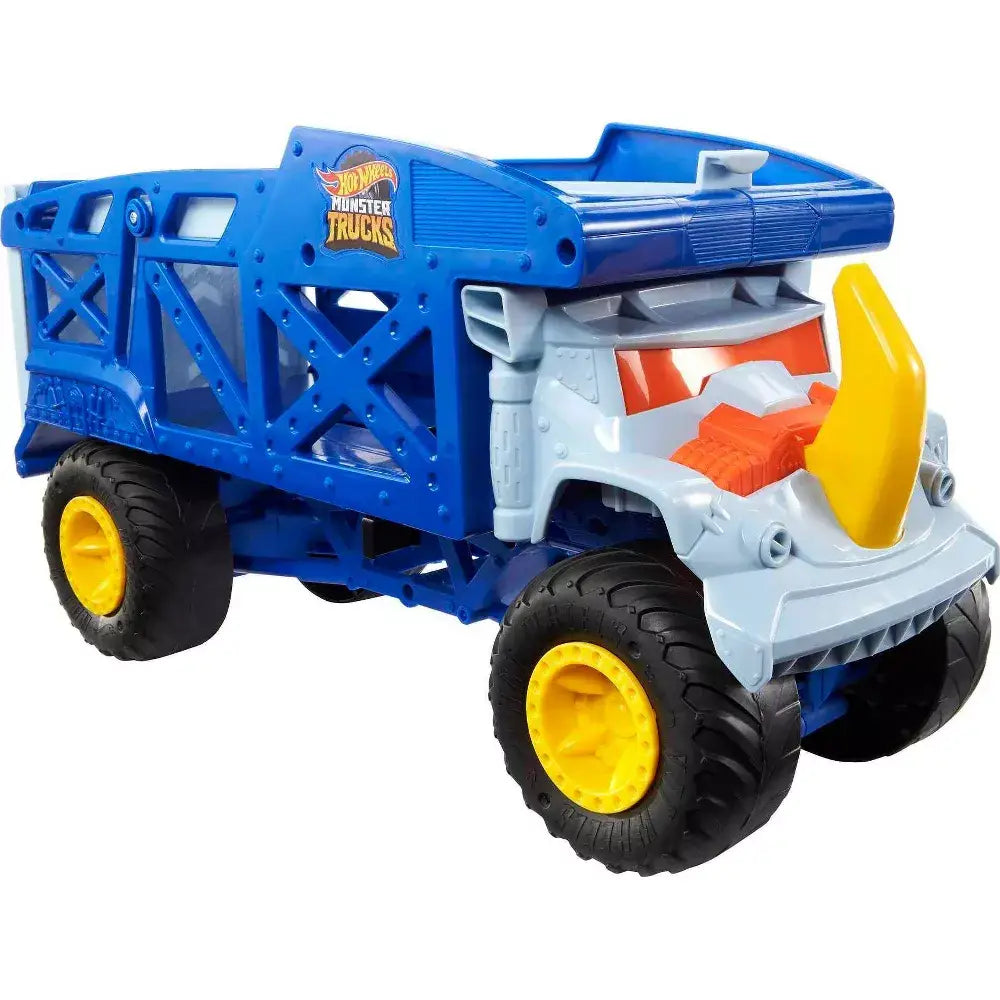 Hot Wheels Monster Trucks Monster Mover Rhino, Toy Car & Truck Hauler, thumbnail