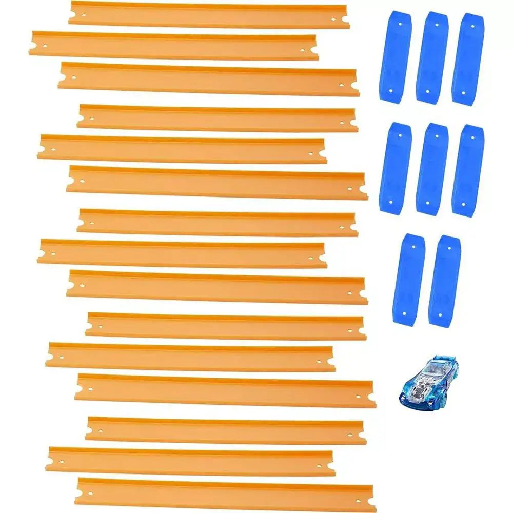 Hot Wheels Track Builder Straight Track with Car 15 Feet - Styles May Vary. Get ready for high-speed thrills with an incredible 15 feet of Hot Wheels track—custom racing action like never before! BHT77 thumbnail
