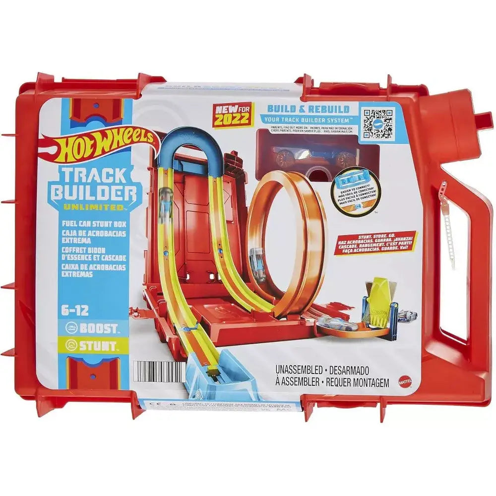 Hot Wheels Track Builder Unlimited Fuel Can Stunt Box HDX78 thumbnail