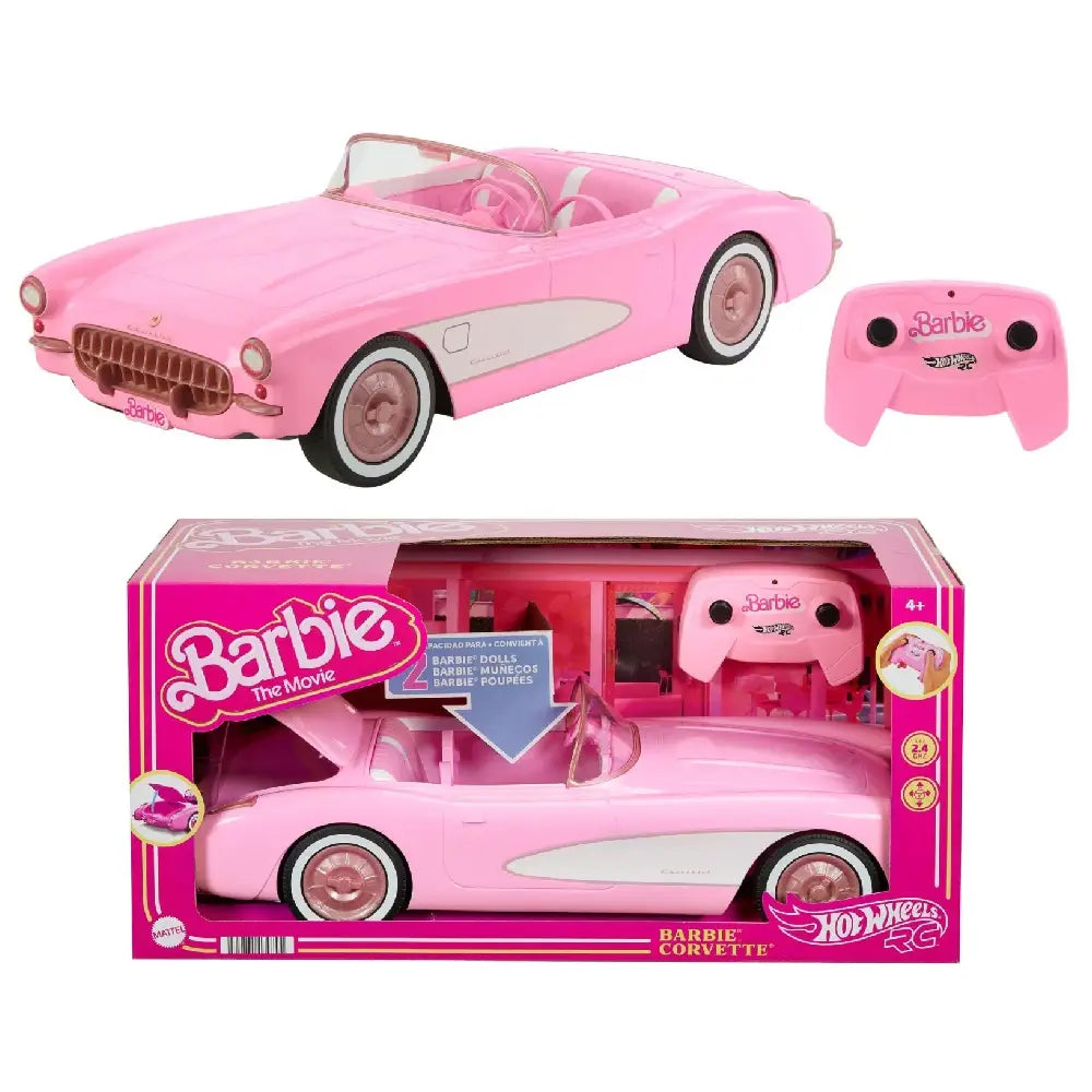 Hot Wheels Barbie RC Corvette from Barbie the Movie HPW40 thumbnail