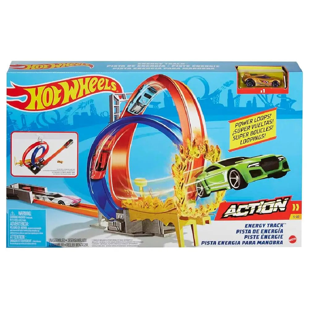 Hot Wheels Energy Track + 1 CAR GND92 thumbnail
