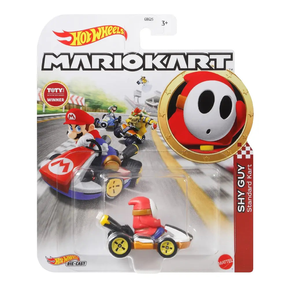 Hot Wheels Mario Kart Shy Guy Standard Kart GRN25 thumbnail