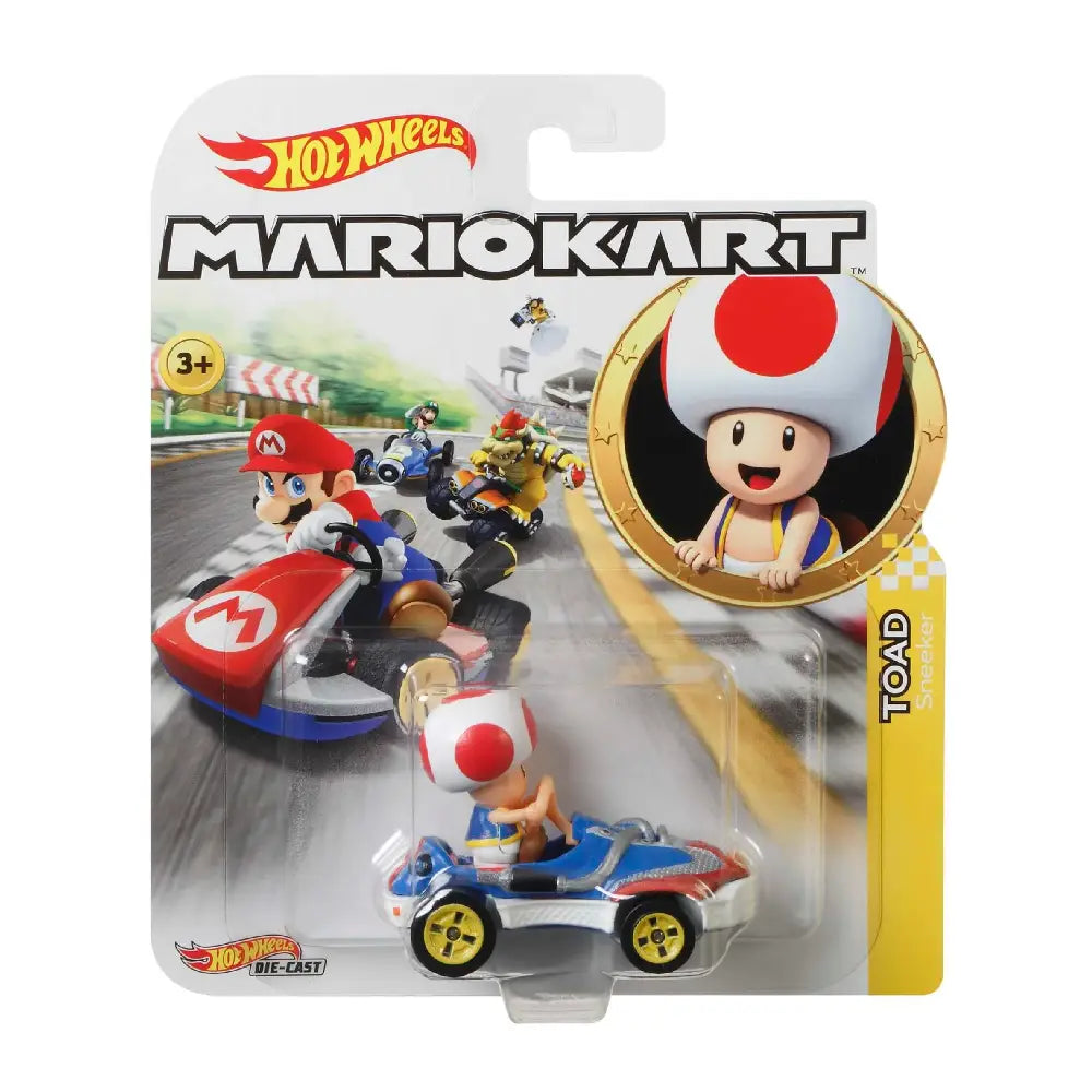 Hot Wheels Mario Kart Toad  Sneaker GBG30 thumbnail