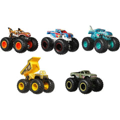 Hot Wheels Monster Trucks Crash Crew 5-Pack of 1:64 Scale JFF65