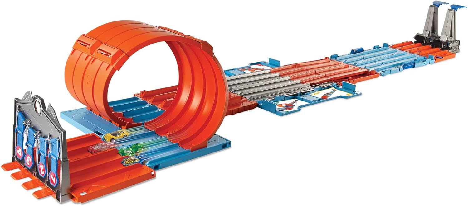 Hot Wheels Race Crate Pop Out Raceway Playset with Portable Storage Case & Track thumbnail