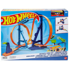Hot Wheels Toy Car Track Set Infinity Loop Kit HMX40