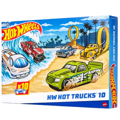 Hot Wheels Toy Trucks 10-Pack (Styles May Vary) HYM97