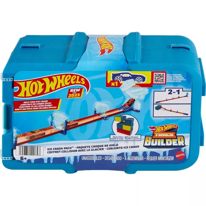 Hot Wheels Track Builder Playsets – Lightning Boost, Ice Crash & Flame Stunt thumbnail