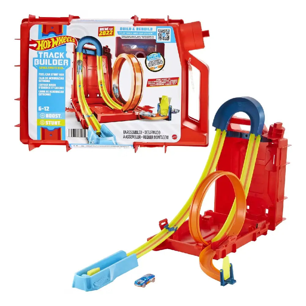 Hot Wheels Track Builder Unlimited Fuel Can Stunt Box HDX78 thumbnail