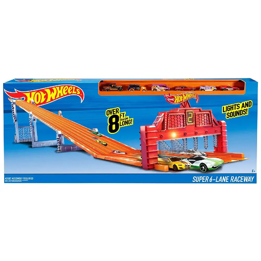 Hot wheels Super 6 Lane Racing Set V1983 thumbnail