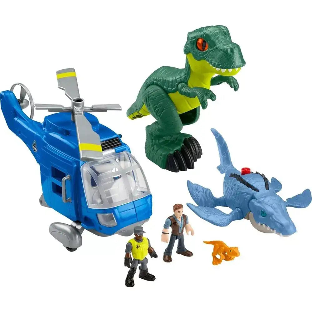 Imaginext Jurassic World Dinosaur Chopper Figure & Vehicle Set thumbnail