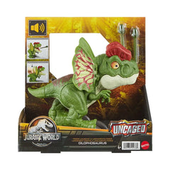 JURASSIC WORLD UNCAGED FIERCE LAUNCHIN' DILOPHOSAURUS HNT66