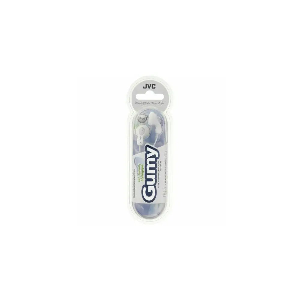 JVC HAF14W GUMY EARBUD HEADPHONE WHITE thumbnail