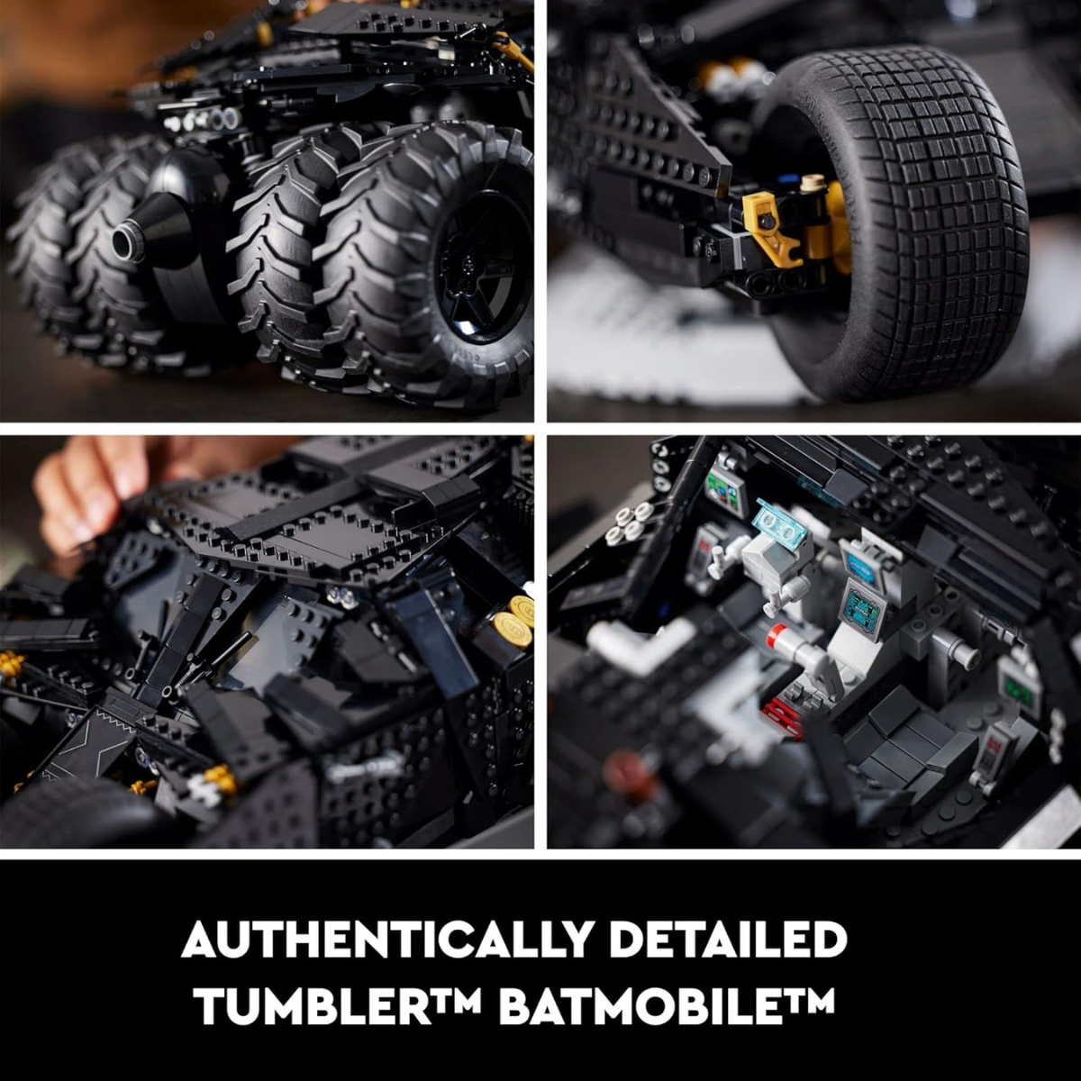 LEGO DC THE Batman Batmobile Tumbler 76240 Building Kit – 2,049 Pieces Collectible Display Model thumbnail