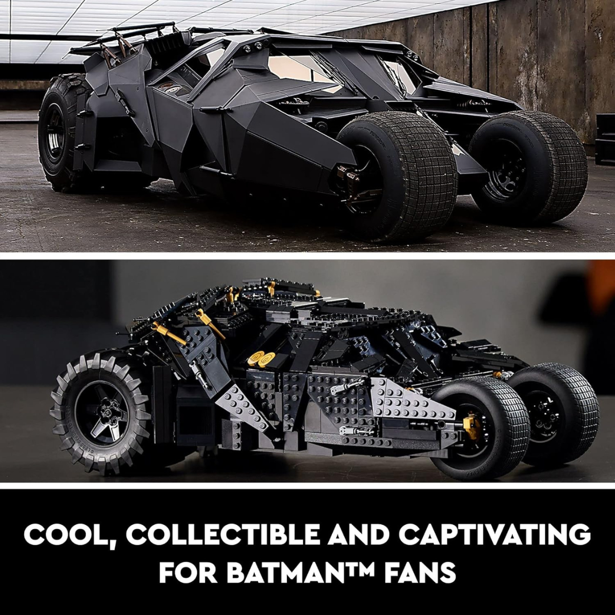 LEGO DC THE Batman Batmobile Tumbler 76240 Building Kit – 2,049 Pieces Collectible Display Model thumbnail