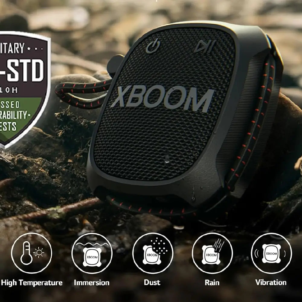 LG XG2T XBOOM Go Wireless Speaker with Powerful Sound and up to 10 HRS of Battery XG2T-BK thumbnail