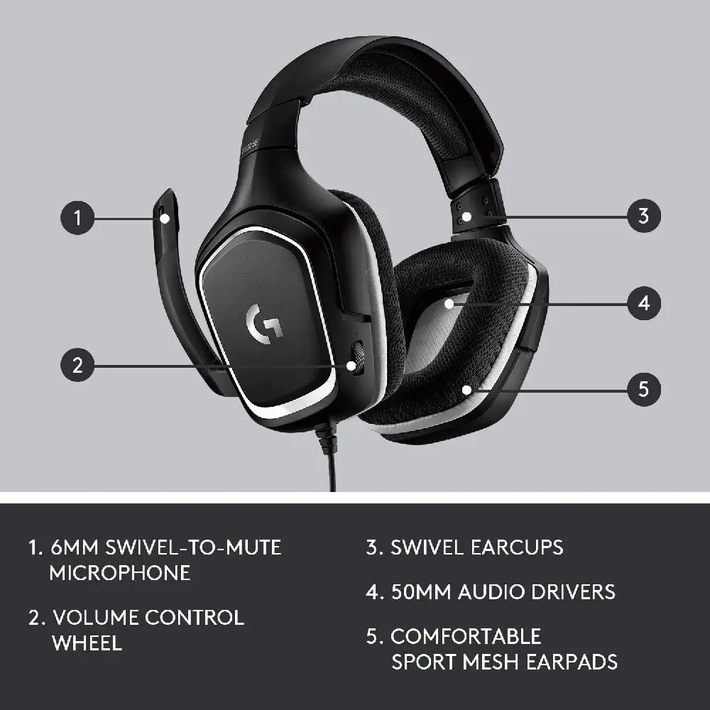 LOGITECH 981-000830 G332 GAMING HEADSET SE EDITION thumbnail