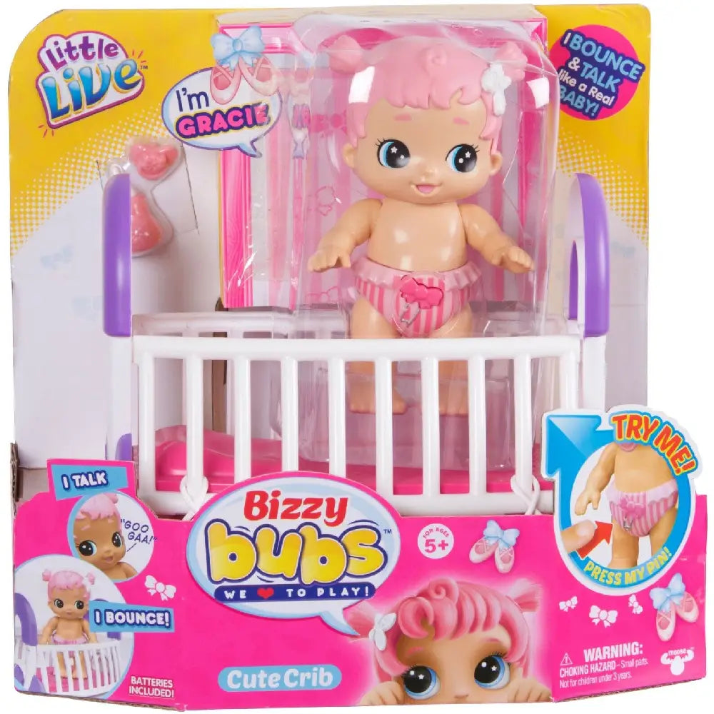 Little Live Bizzy Bubs Bouncing Baby Gracie 28475 thumbnail
