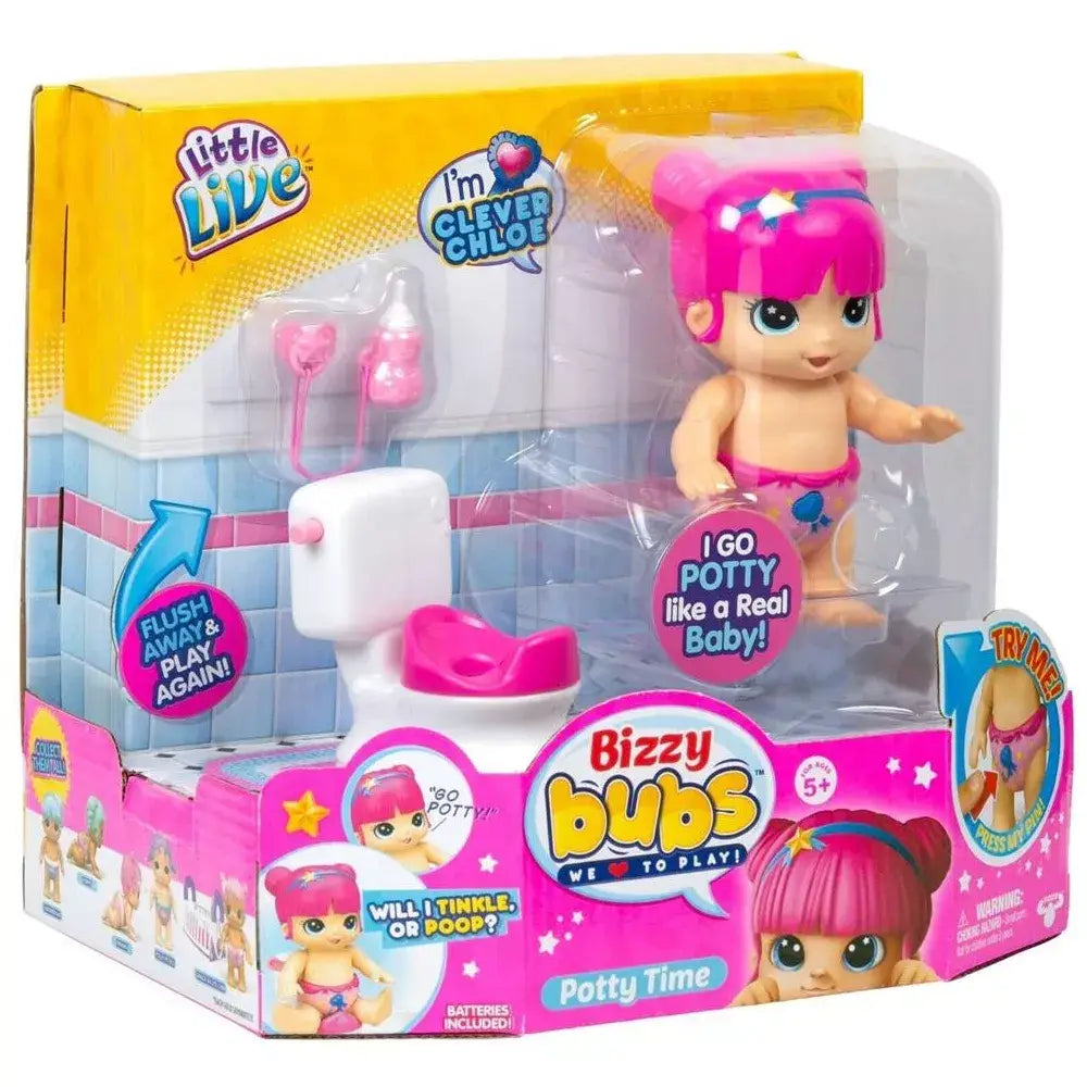 Little Live Bizzy Bubs Season Baby Playset - Clever Chloe - Potty Time 28675 thumbnail