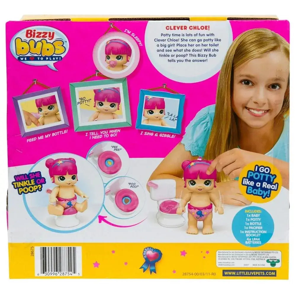 Little Live Bizzy Bubs Season Baby Playset - Clever Chloe - Potty Time 28675 thumbnail