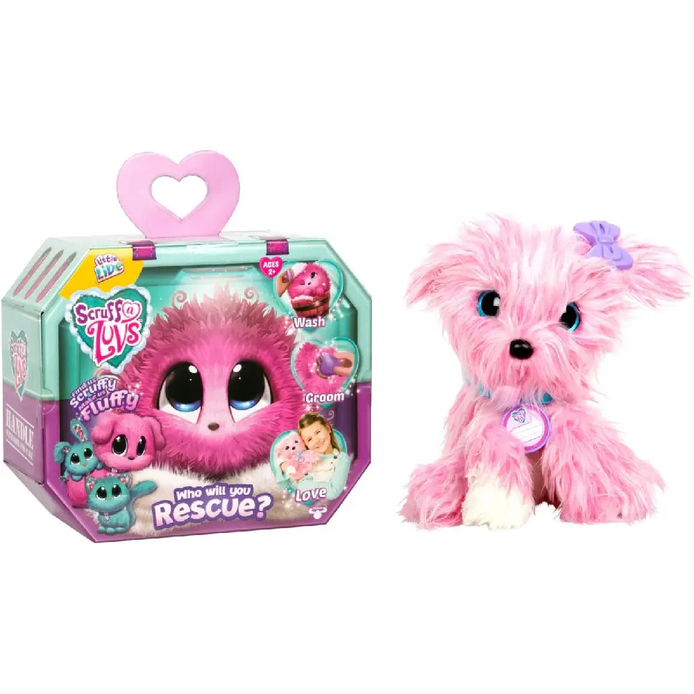 Little Live Scruff-A-Luvs Plush Mystery Rescue Pet - Pink thumbnail