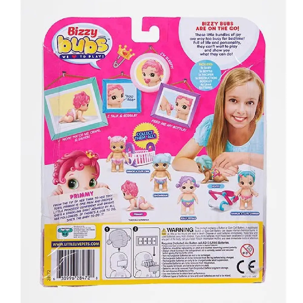 Live Bizzy Bubs Clap Baby Primmy 28472 thumbnail