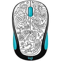 Logitech m325 brainstorming teal collection wireless m317 optical mouse