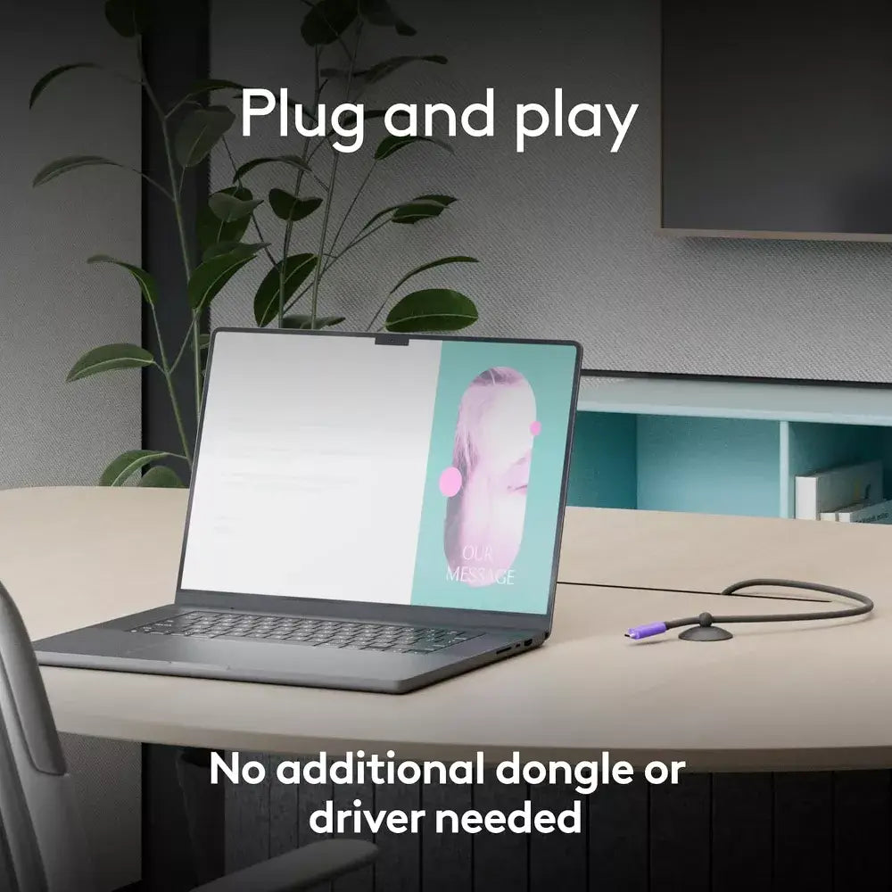 Logitech Active USB Cable Single-Cable BYOD Connection with MeetUp 2 952-000195 thumbnail