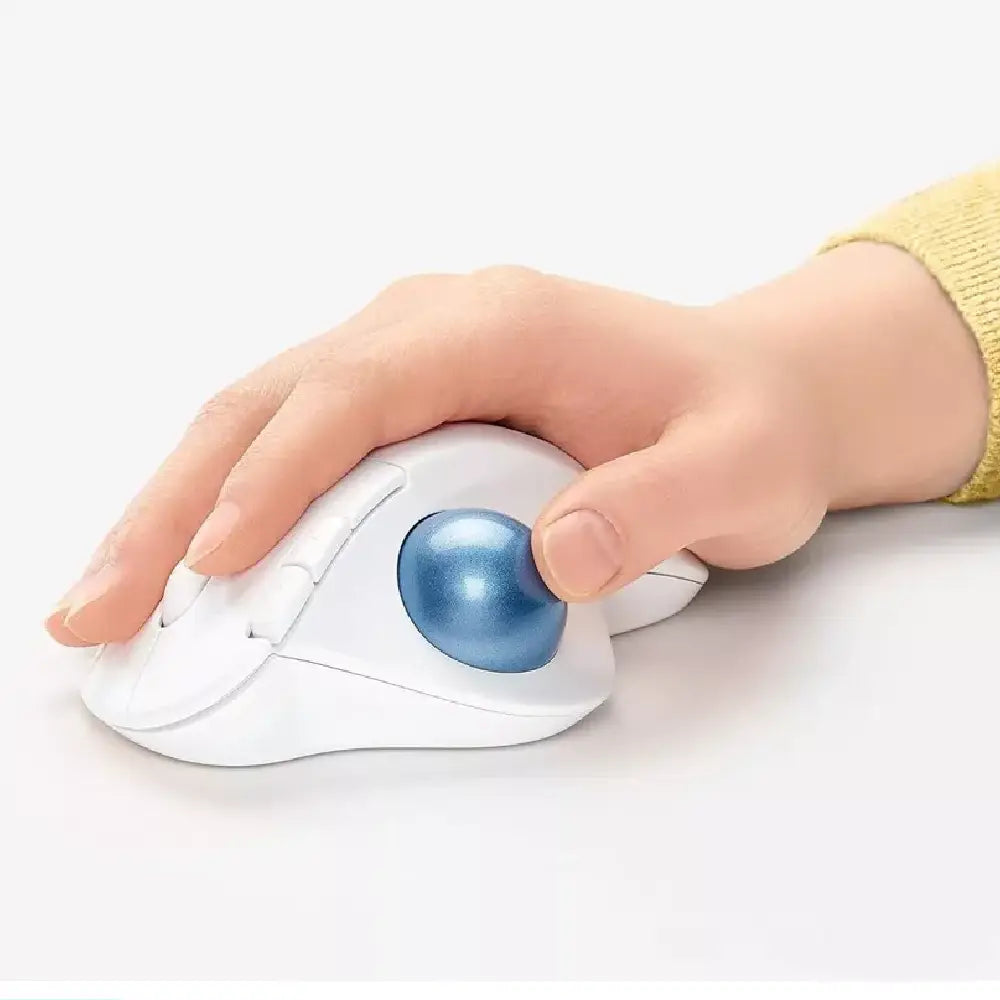 Logitech Ergo M575 Wireless Trackball Mouse for Business  Off-White 910-006437 thumbnail