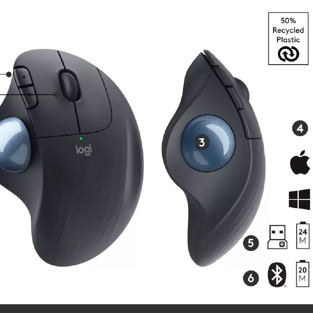 Logitech Ergo M575 Wireless Trackball 910-005869 thumbnail