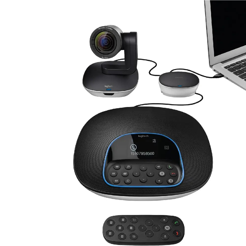 Logitech Group USB HD Video and Audio Conferencing System for Big Meeting Rooms 960-001054 thumbnail