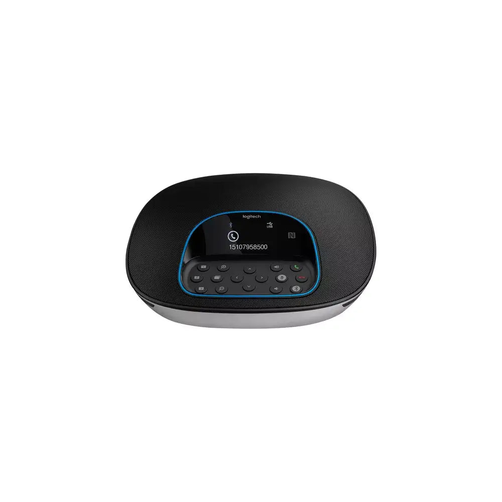 Logitech Group Video Conferencing Bundle with Expansion Mics for Big Meeting Rooms, Black and Silver 960-001060 thumbnail