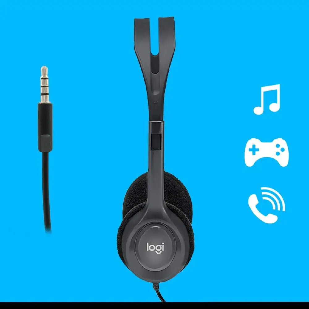 Logitech H111 Stereo Headset 981-000999 thumbnail