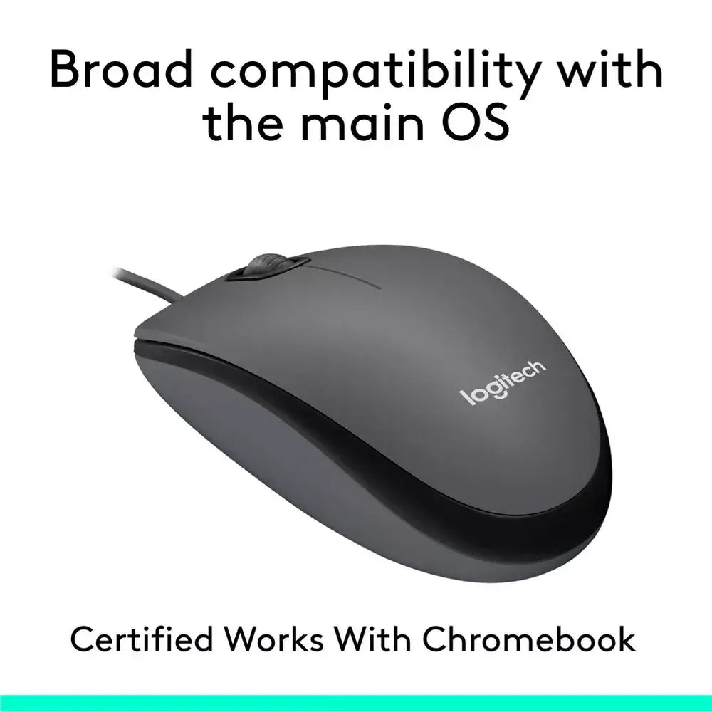 Logitech M100 Optical Mouse 910-001601 thumbnail