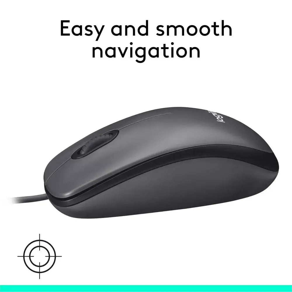 Logitech M100 Optical Mouse 910-001601 thumbnail