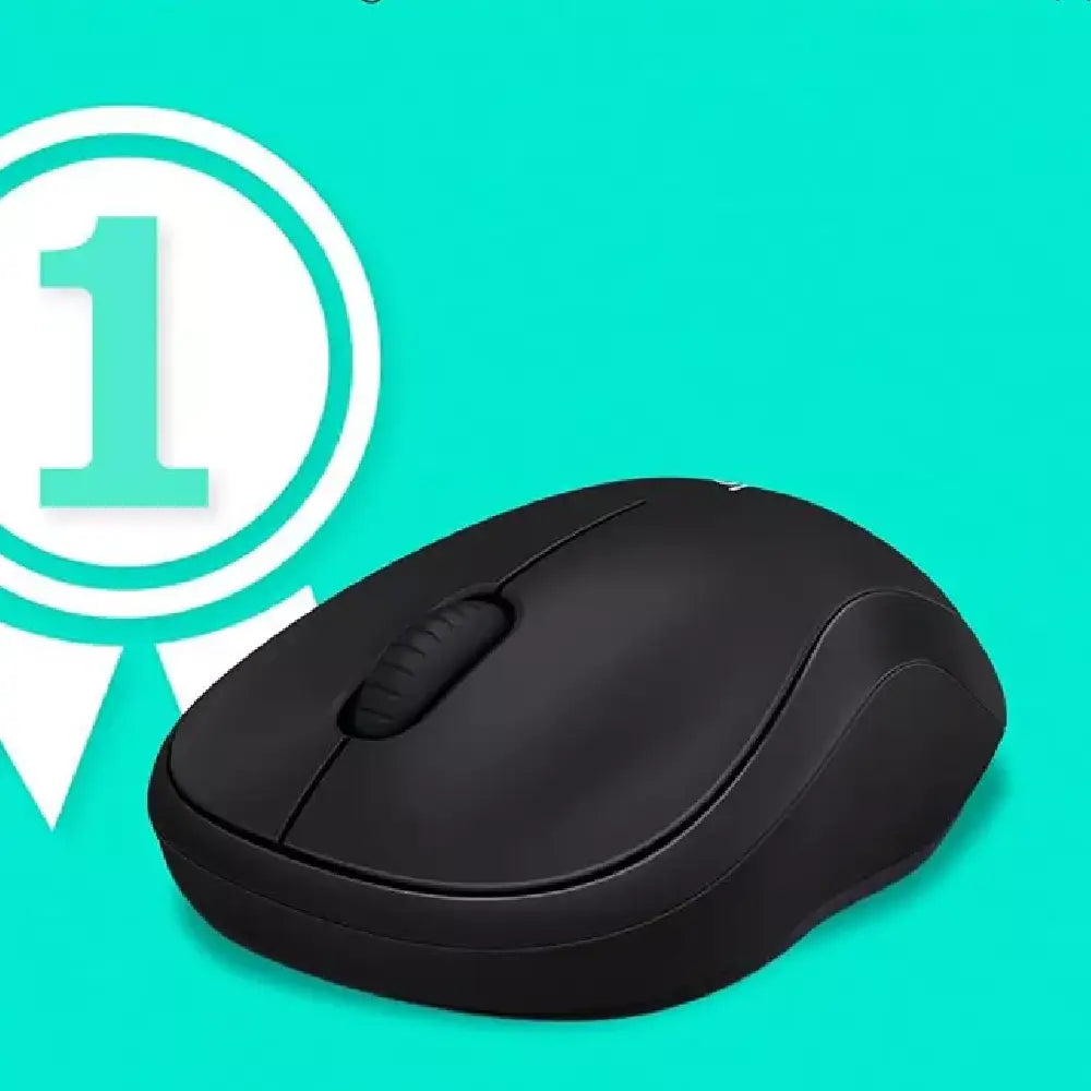 Logitech M185 Wireless Mouse BLACK 910-005765 thumbnail