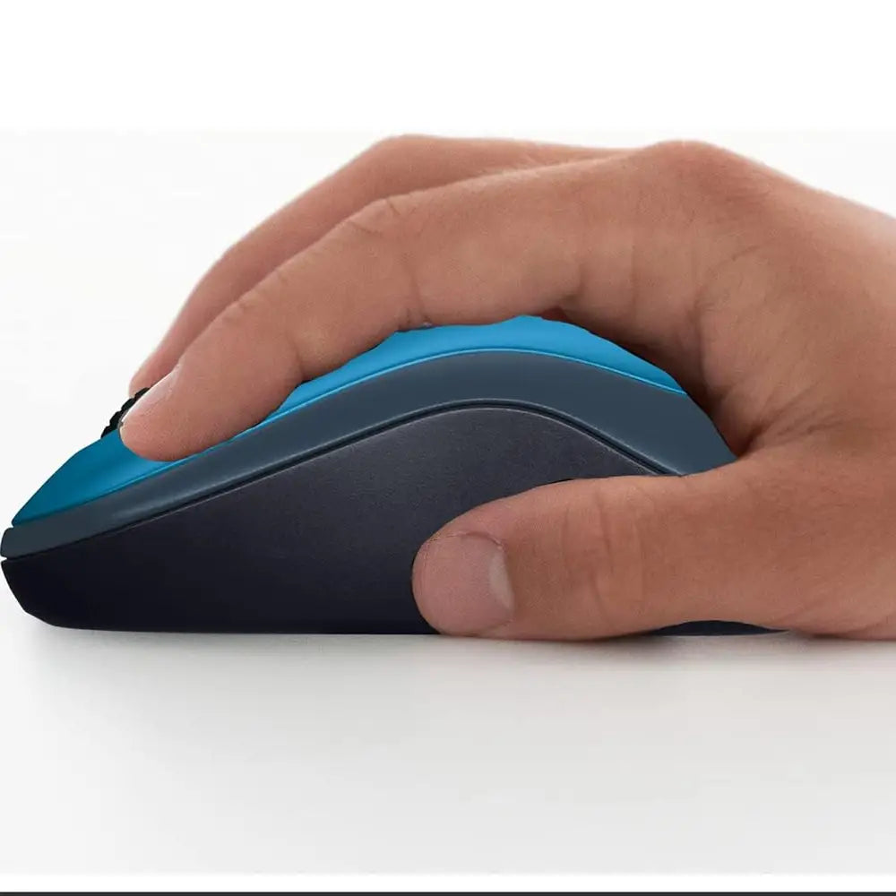 Logitech M185 Wireless Mouse, Blue 910-003636 thumbnail