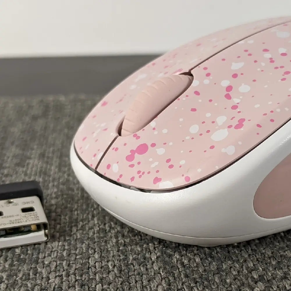 Logitech M317 Mouse - Rose Splash 910-006213 thumbnail