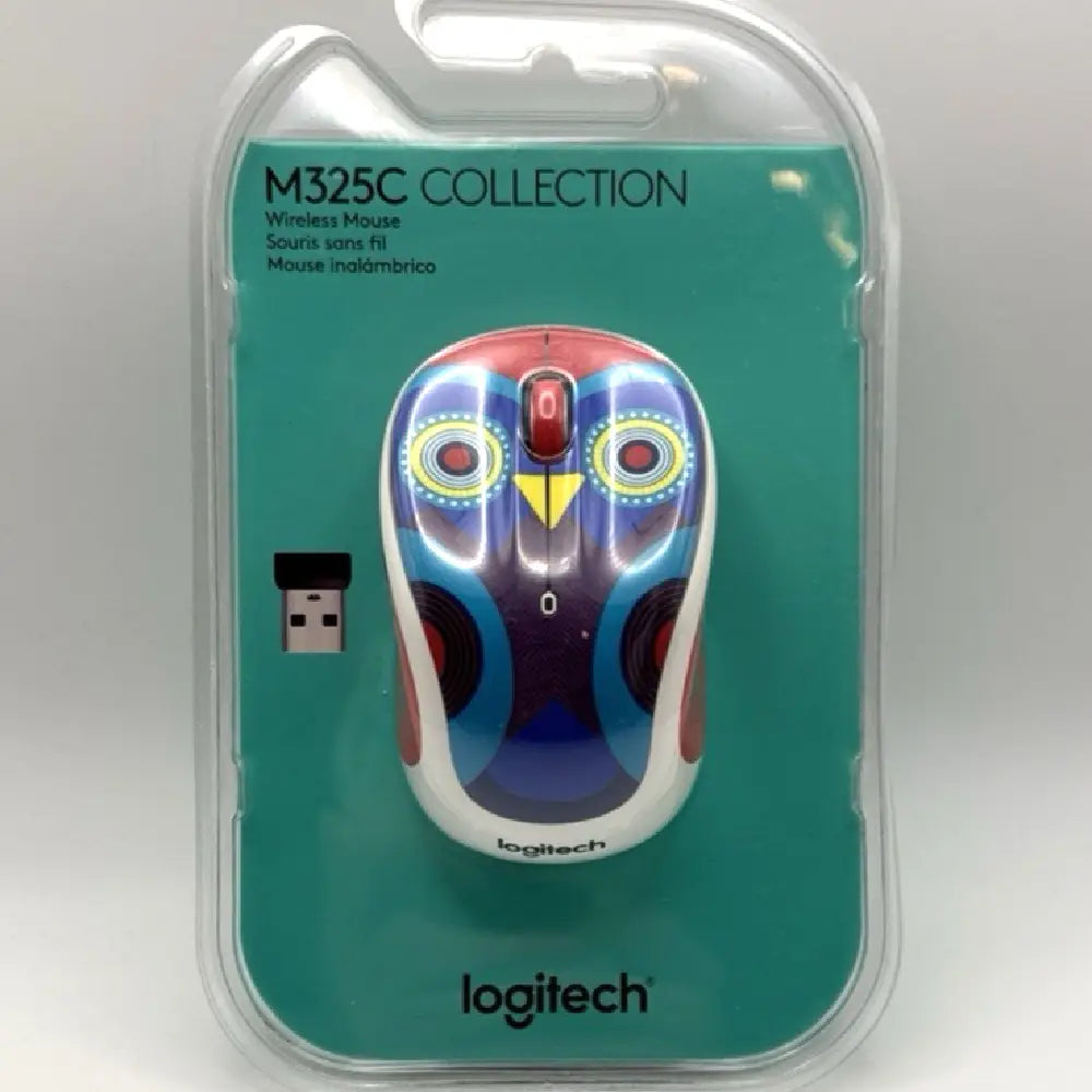 Logitech M317 Wireless Optical Mouse Owl 910-004464 thumbnail