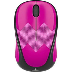 Logitech M317c Wireless Mouse Purple zig zag