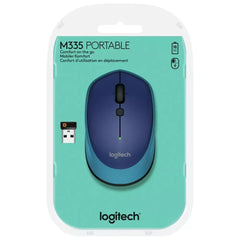 Logitech M335 Wireless Mouse - Blue