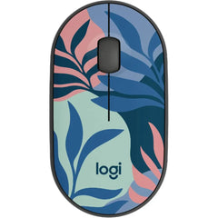 Logitech M340 Wireless Mouse Floral Leaves
