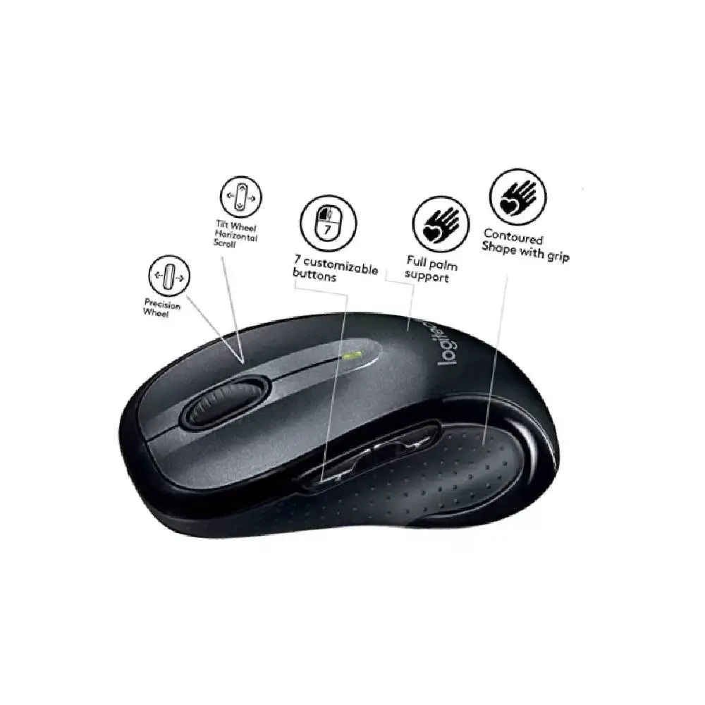 Logitech M510 Wireless Mouse Black  910-001822 thumbnail