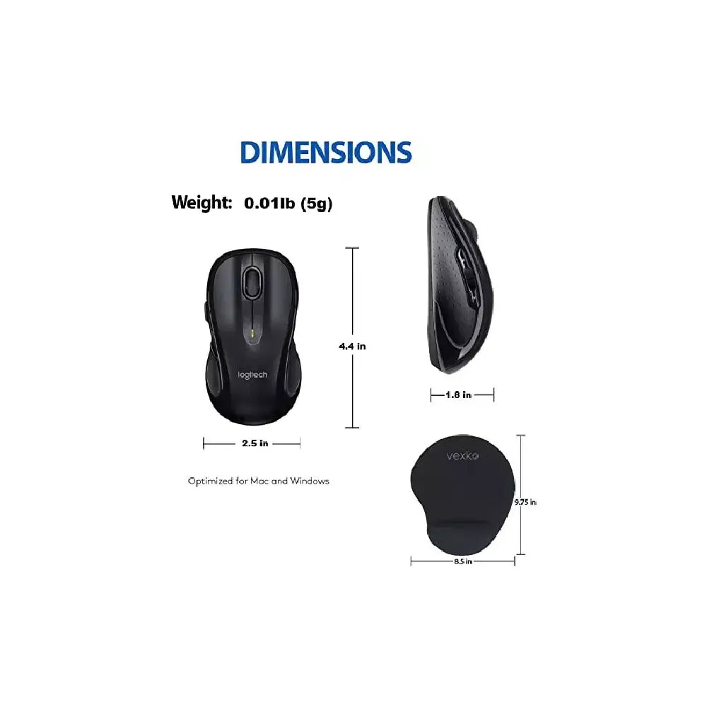 Logitech M510 Wireless Mouse Black  910-001822 thumbnail