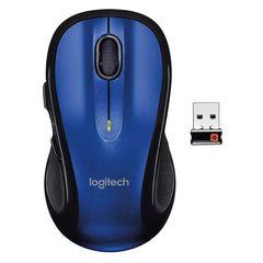 Logitech M510 Wireless Mouse Laser Mouse for PC/MAC w/Unifying Receiver -Blue