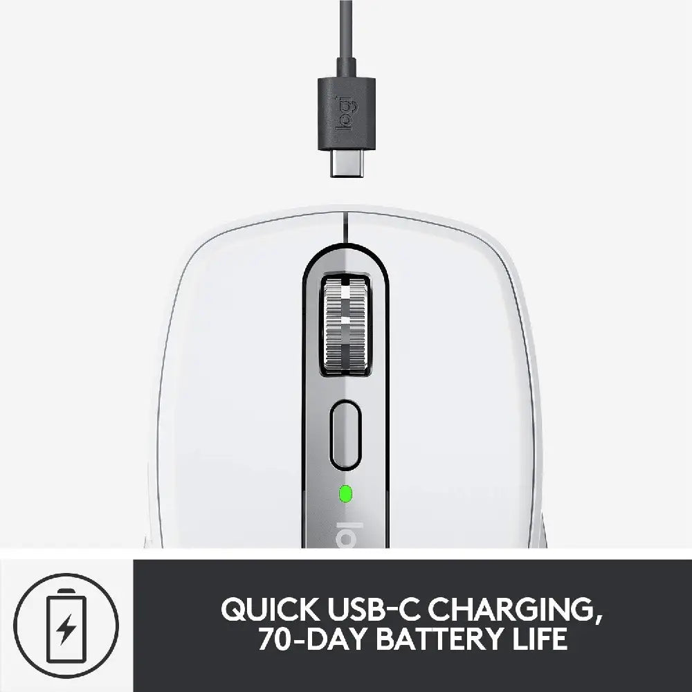 Logitech MX Anywhere 3 Compact Performance Mouse Pale Grey thumbnail