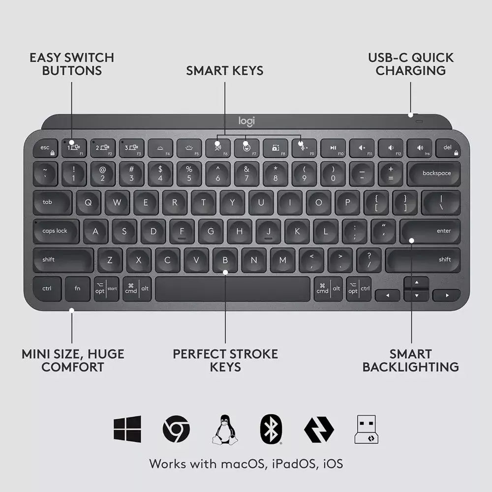 Logitech MX Keys Mini Combo for Business Graphite thumbnail