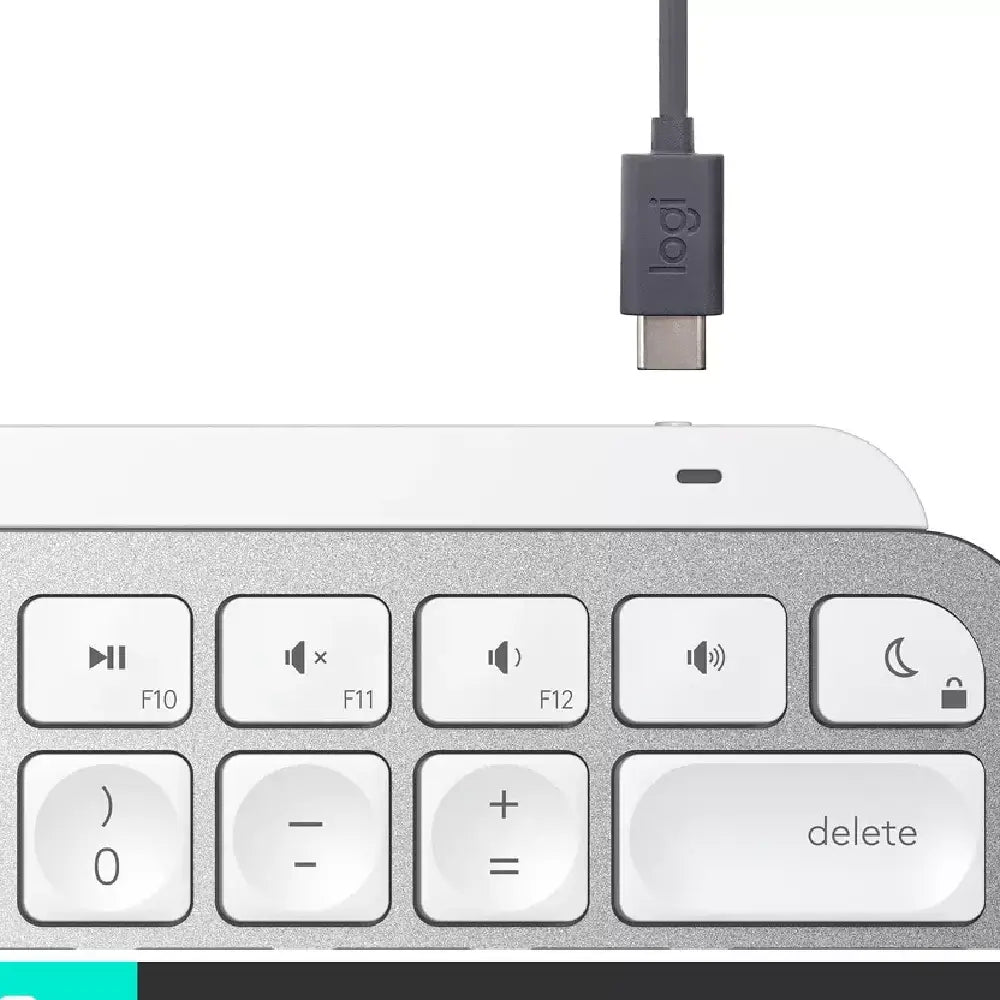 Logitech MX Keys Mini for Mac Minimalist Wireless Illuminated Keyboard. Meet the MX Keys Mini for Mac — a compact, intelligent, and powerful keyboard designed specifically for Apple creators.920-010389 thumbnail